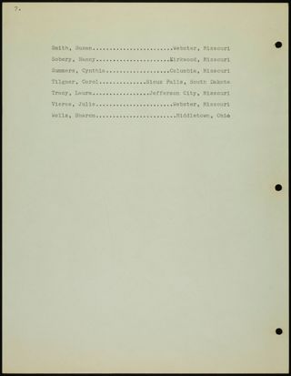 Missouri Alpha Chapter History Binder, 1967-1968, Page 8