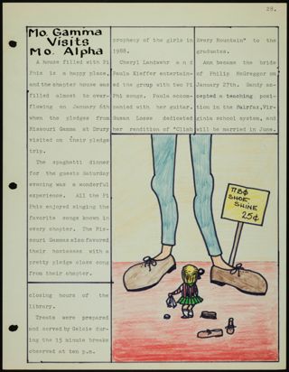 Missouri Alpha Chapter History Binder, 1967-1968, Page 30