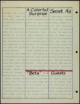 Missouri Alpha Chapter History Binder, 1967-1968, Page 26