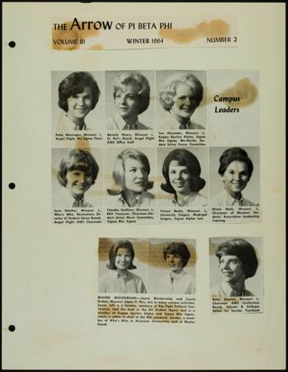 Missouri Alpha Chapter History Binder, 1964-1965, Page 129