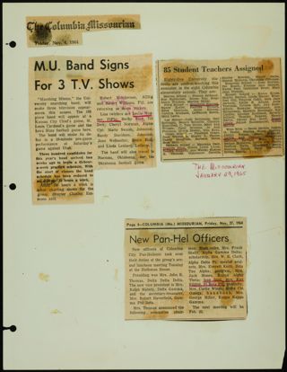 Missouri Alpha Chapter History Binder, 1964-1965, Page 61