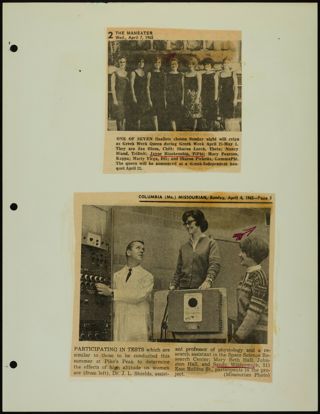 Missouri Alpha Chapter History Binder, 1964-1965, Page 123