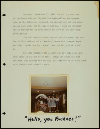 Missouri Alpha Chapter History Binder, 1964-1965, Page 21