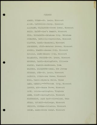 Missouri Alpha Chapter History Binder, 1964-1965, Page 13