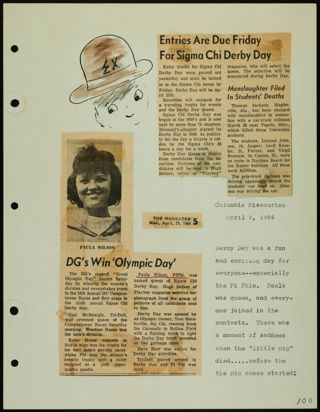 Missouri Alpha Chapter History Binder, 1963-1964, Page 217