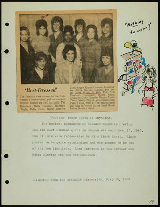 Missouri Alpha Chapter History Binder, 1963-1964, Page 57