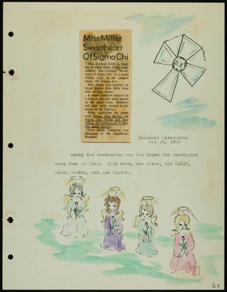 Missouri Alpha Chapter History Binder, 1963-1964, Page 155