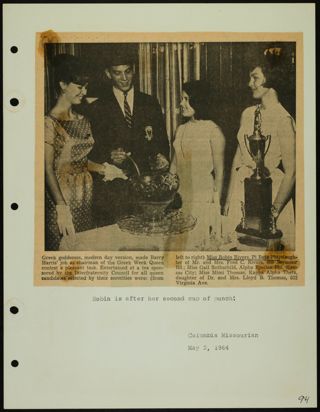Missouri Alpha Chapter History Binder, 1963-1964, Page 205