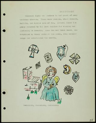 Missouri Alpha Chapter History Binder, 1963-1964, Page 69