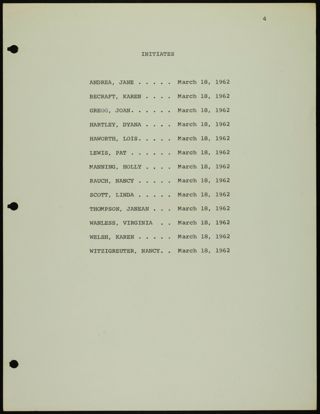 Missouri Alpha Chapter History Binder, 1961-1962, Page 41