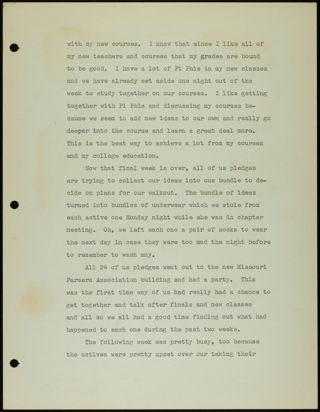 Missouri Alpha Chapter History Binder, 1959-1961, Page 107