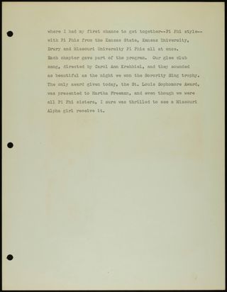 Missouri Alpha Chapter History Binder, 1959-1961, Page 151