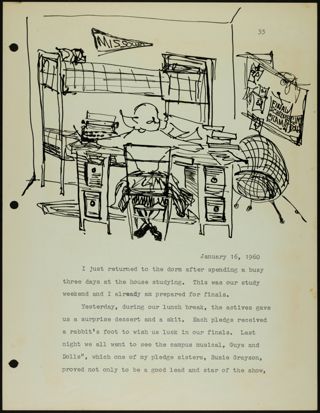 Missouri Alpha Chapter History Binder, 1959-1961, Page 81