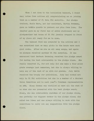 Missouri Alpha Chapter History Binder, 1959-1961, Page 145