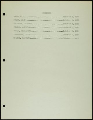 Missouri Alpha Chapter History Binder, 1959-1961, Page 189
