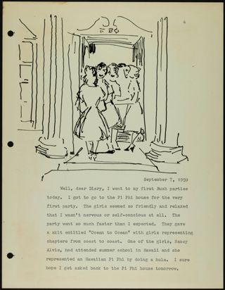 Missouri Alpha Chapter History Binder, 1959-1961, Page 25