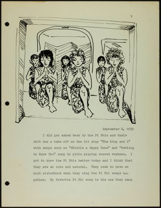 Missouri Alpha Chapter History Binder, 1959-1961, Page 27