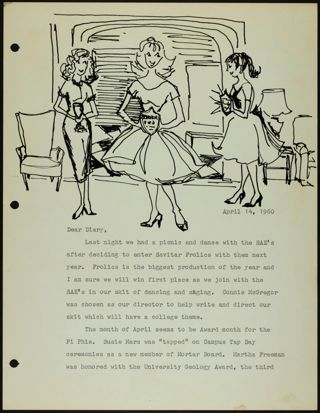 Missouri Alpha Chapter History Binder, 1959-1961, Page 137