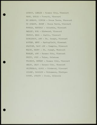 Missouri Alpha Chapter History Binder, 1959-1961, Page 257