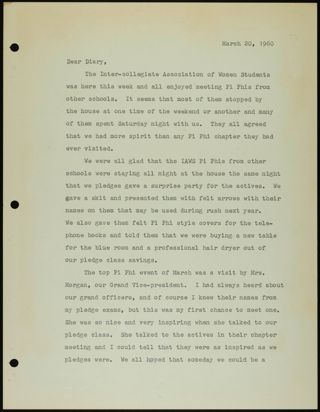 Missouri Alpha Chapter History Binder, 1959-1961, Page 127