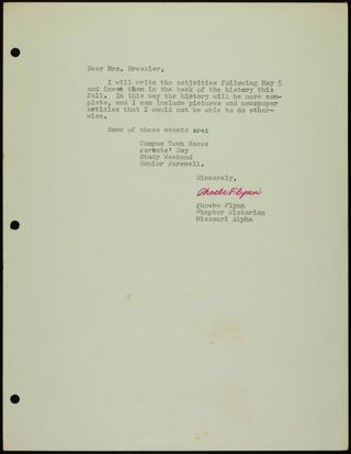 Missouri Alpha Chapter History Binder, 1959-1961, Page 311