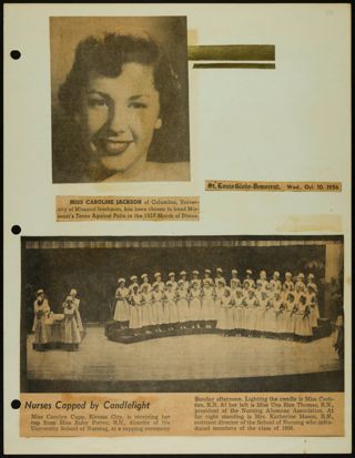 Missouri Alpha Chapter History Binder, 1956-1957, Page 35