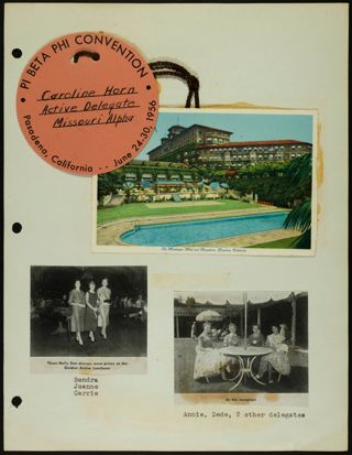 Missouri Alpha Chapter History Binder, 1956-1957, Page 19