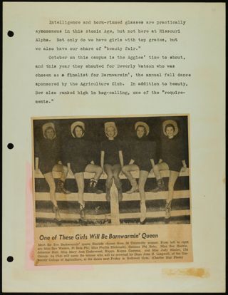 Missouri Alpha Chapter History Binder, 1956-1957, Page 37