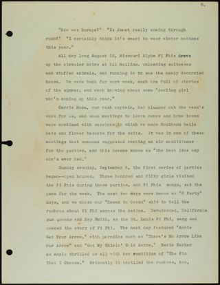 Missouri Alpha Chapter History Binder, 1955-1956, Page 19