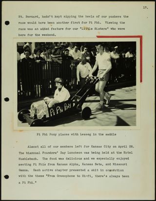 Missouri Alpha Chapter History Binder, 1955-1956, Page 103