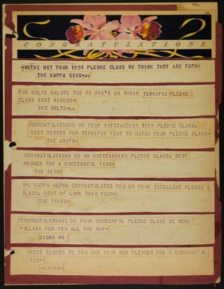 Missouri Alpha Chapter History Binder, 1953-1955, Page 141