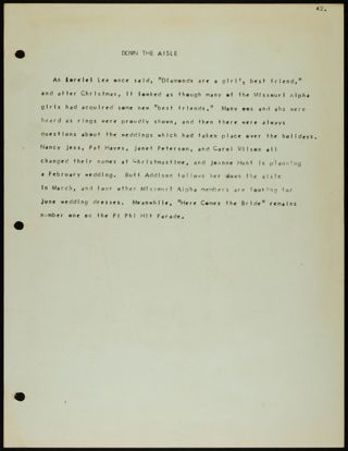 Missouri Alpha Chapter History Binder, 1953-1955, Page 195