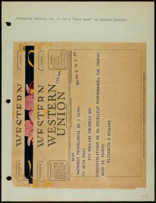 Missouri Alpha Chapter History Binder, 1953-1955, Page 95