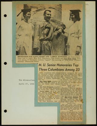 Missouri Alpha Chapter History Binder, 1953-1955, Page 231