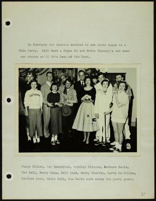 Missouri Alpha Chapter History Binder, 1953-1955, Page 53