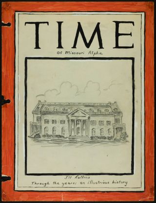 Missouri Alpha Chapter History Binder, 1953-1955, Page 5