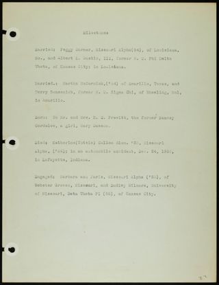 Missouri Alpha Chapter History Binder, 1953-1955, Page 45