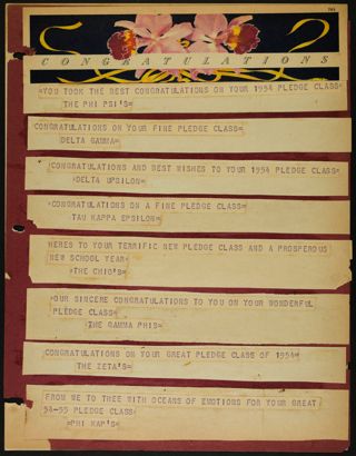 Missouri Alpha Chapter History Binder, 1953-1955, Page 145