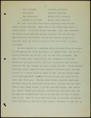 Missouri Alpha Chapter History Binder, 1947-1951, Page 23