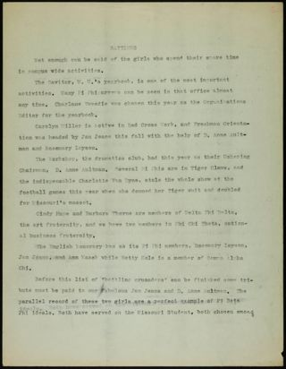 Missouri Alpha Chapter History Binder, 1947-1951, Page 51