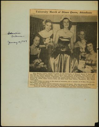 Missouri Alpha Chapter History Binder, 1947-1951, Page 67
