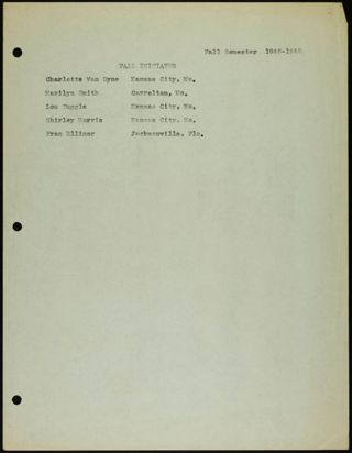 Missouri Alpha Chapter History Binder, 1947-1951, Page 45