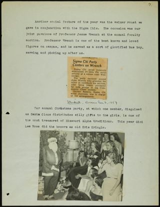 Missouri Alpha Chapter History Binder, 1947-1951, Page 97