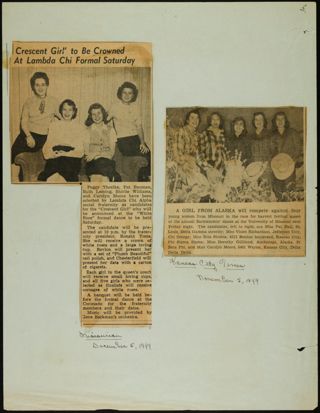 Missouri Alpha Chapter History Binder, 1947-1951, Page 93