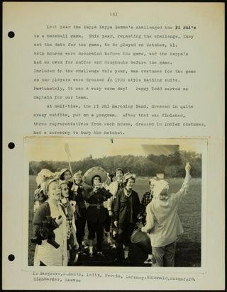 Missouri Alpha Chapter History Binder, 1926-1961, Page 11