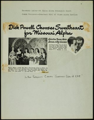 Missouri Alpha Chapter History Binder, 1926-1961, Page 27