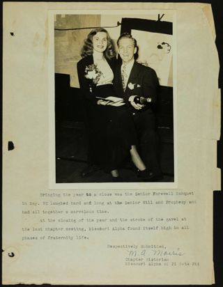 Missouri Alpha Chapter History Binder, 1926-1961, Page 21