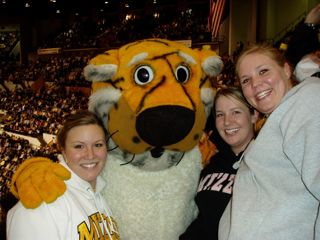 Missouri Alpha Chapter Members With Truman the Tiger Photograph, 2004
