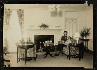 Mary Comfort Leonard Sitting With Mary Elizabeth Leonard Photograph, c. 1938