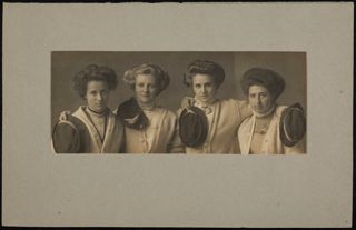 Tate, Case, Phillip, and Ely Portrait Photograph, 1911